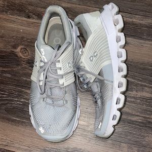 On cloud Swift running shoes. Have been worn a lot but are in good condition